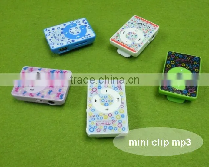colorful cheap plastic mp3 player mini clip 8gb mp3