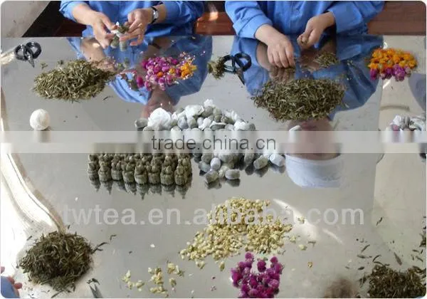 2016 New hand made amaranth and Jasmine flower blooming tea