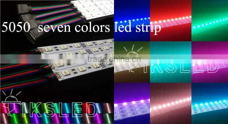 2015 new products 2015 innovative product high Waterproof IP68 SMD 5050 72leds rgb led hard rigid bar strip dc12v for aquarium