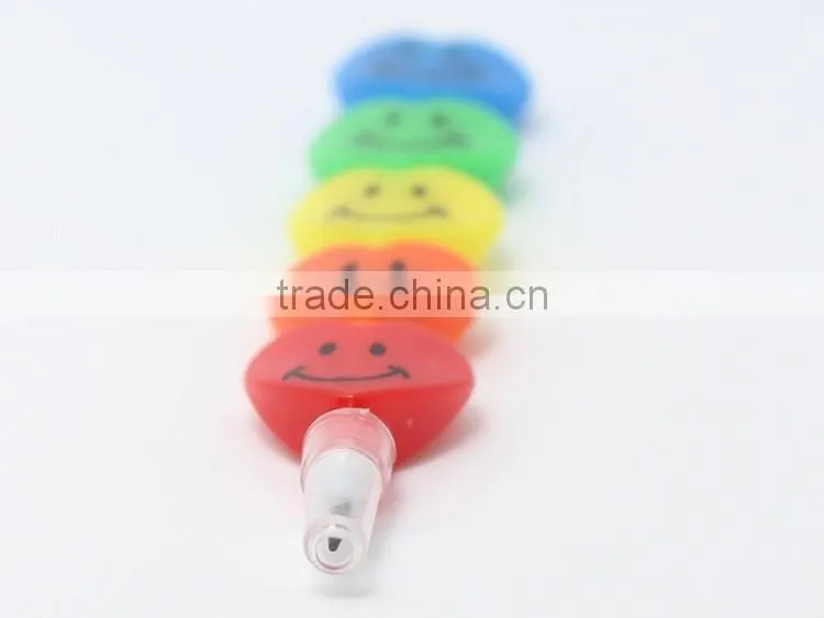 5PCS heart shape Stackable coloring pencils stockable coloring pen