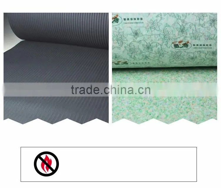 Good Breathable Rubber Carpet Underlay Waterproof