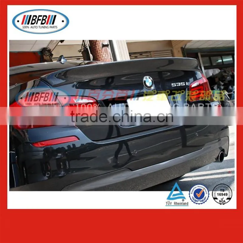AC Style carbon fiber spoiler rear wing FOR BMW F10 5 series 2013