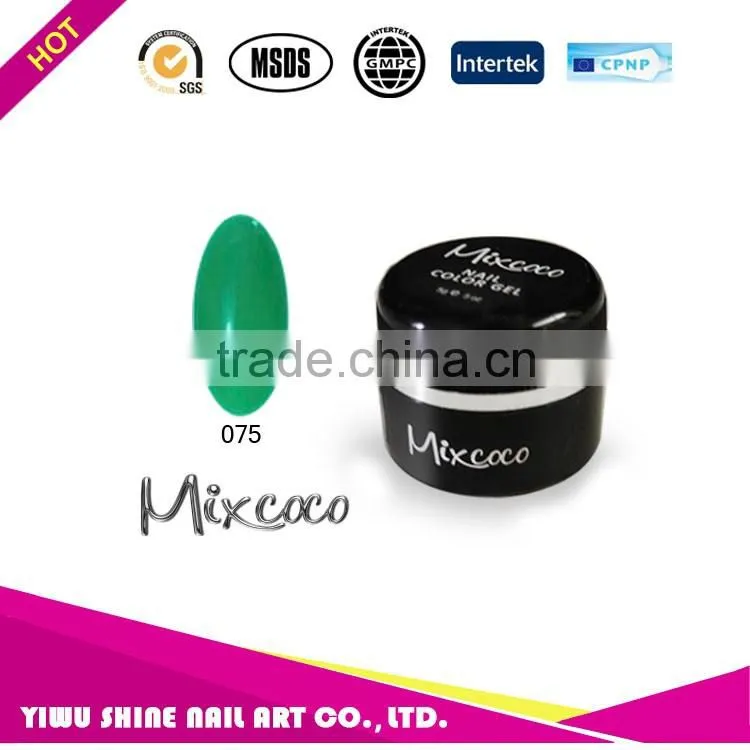 Mixcoco 10ml UV gel color ,professional uv gel nail ,factory UV gel nails