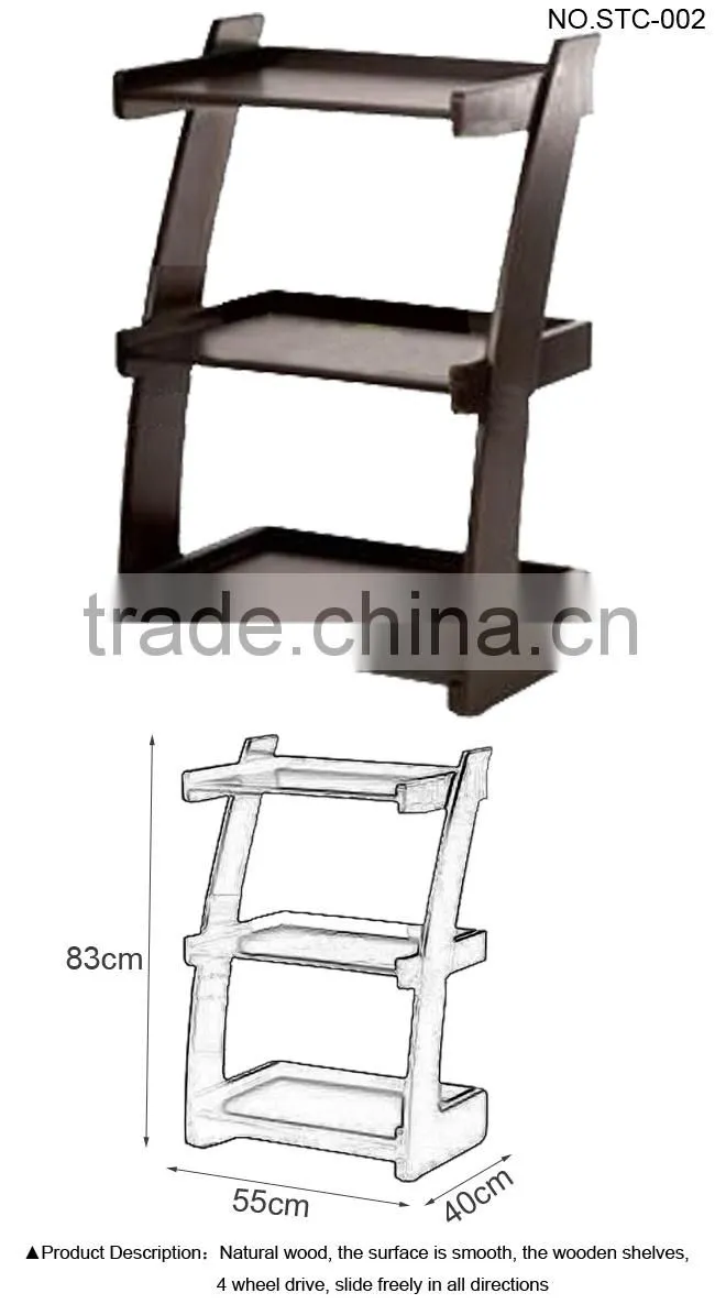 Wooden Beauty Trolley stc-002
