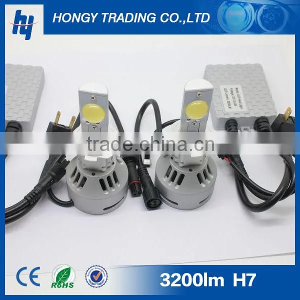 auto led car headlight h7 6400lm