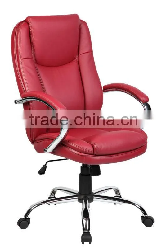 2016 New design Mid back Chromed armrest and Chromed base Executive Chair AGS-6022