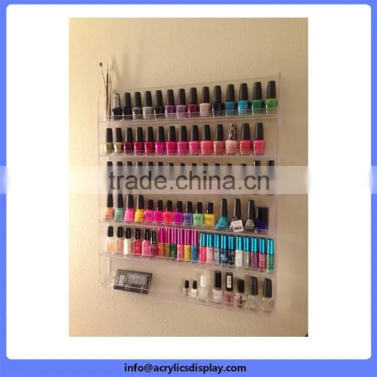 Top level super quality acrylic abs nail polish display rack