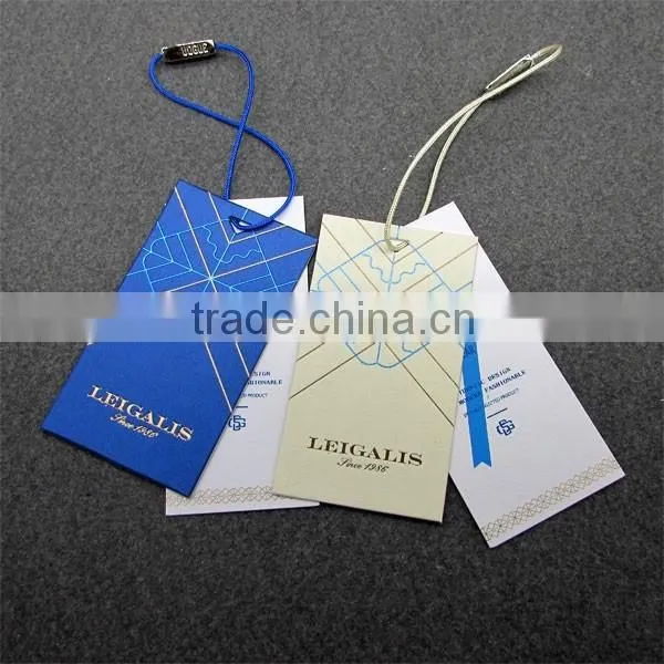 Foil Logo Paper Tags For Kids