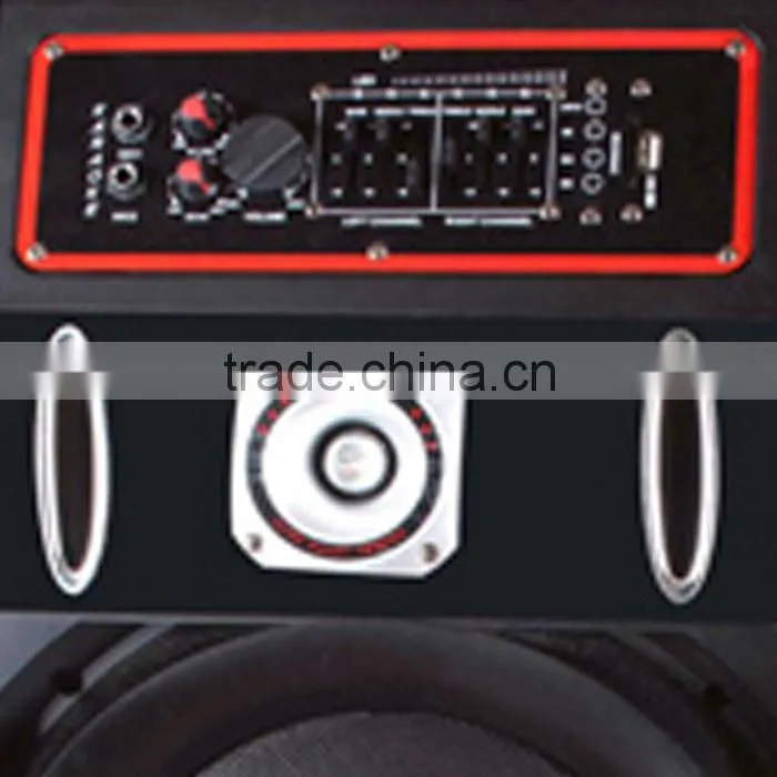 Strong Bass DJ wooden active stage speaker 2.0