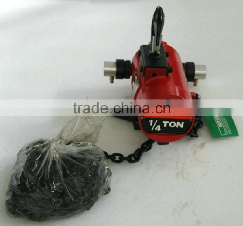 PNEUMATIC AIR CHAIN HOIST, LINK CHAIN ,1/4T,1/2T,1T CAPACITY