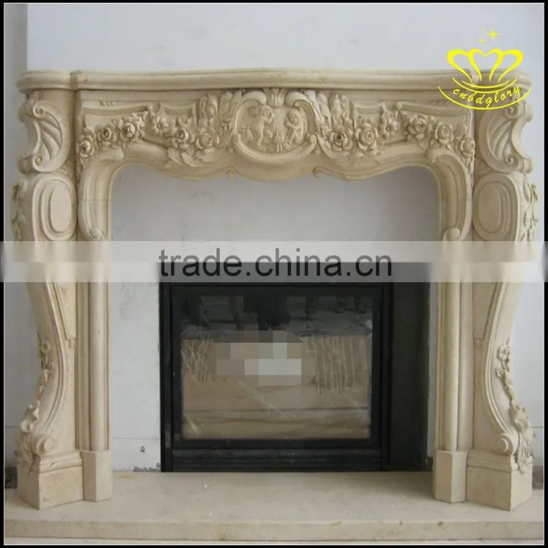 European mantel high-grade decoration stone carved marble fireplace products
