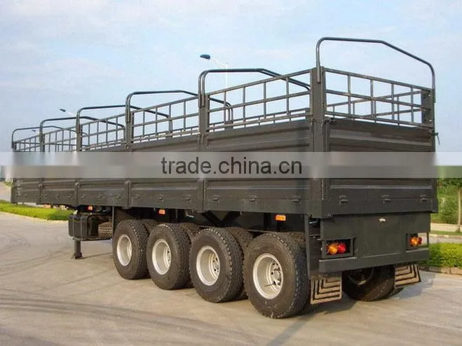 transport semi trailer shengshun auto side wall semi trailer