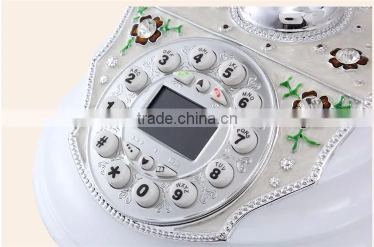 2016 Popular ceramic Telephone Set ,home Retro display Bluetooth telephone MTK6260A