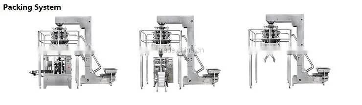 New 2016 Currant Raisin Packing Machine System with Multihead Weigher