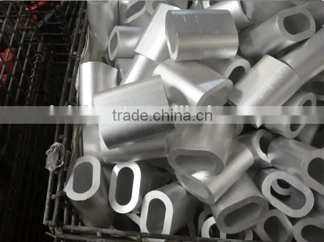 Factory supply Wire Rope Aluminium Sleeve Hourglass Aluminium Ferrule