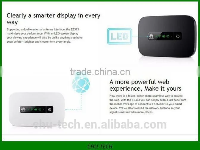 HUAWEI E5373 4G 150Mbps LTE Pocket Mobile WiFi Wireless Hotspot Modem 1500mAh