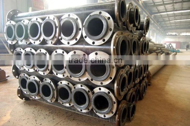 Mining industry special ceramic composite pipe, corundum pipeline pipe, ceramic pipe.