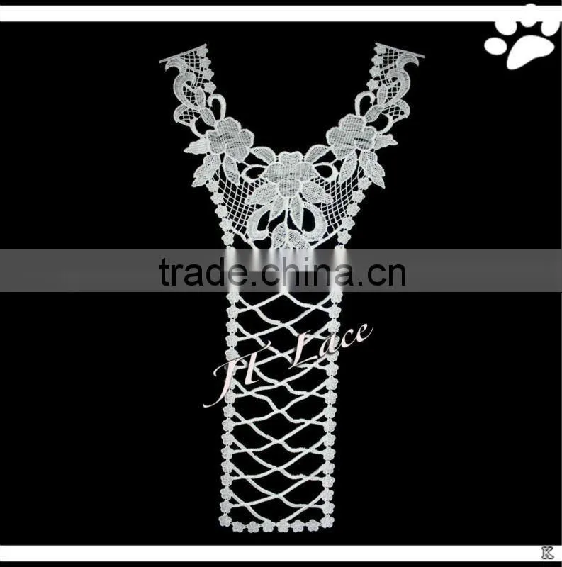 long polyester lace collar for lady front dress(PC7007)