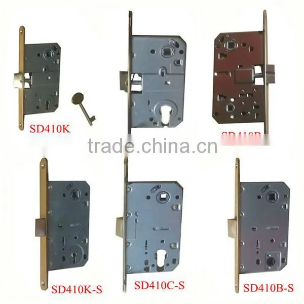 SD410C-S nylon latch lock euro profile cylinder lock door handle lock pick in suzhou Jiangsu