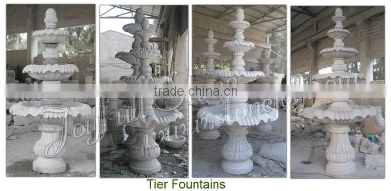 Garden 2 tiers Stone Fountains for sale