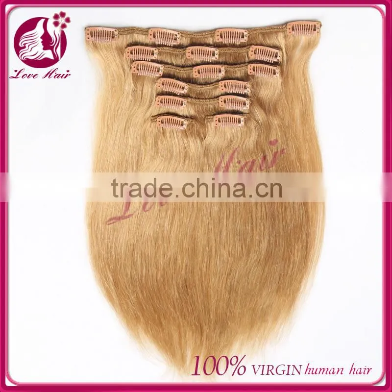 High quality with hot sale best Price clip in malaysian hair extensions,Virgin Malaysian Human Hair Clip In Hair Extensions