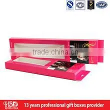 New arrival durable fashional hotsale colorful hair extension box
