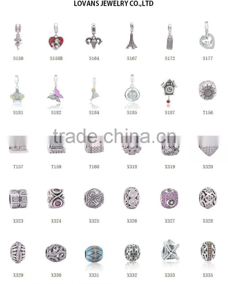 925 Sterling Silver lucky charms jewelry