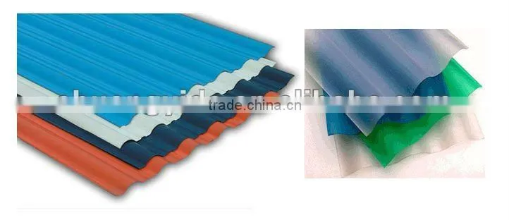 PVC Tile machine / pvc corrugated tile production line