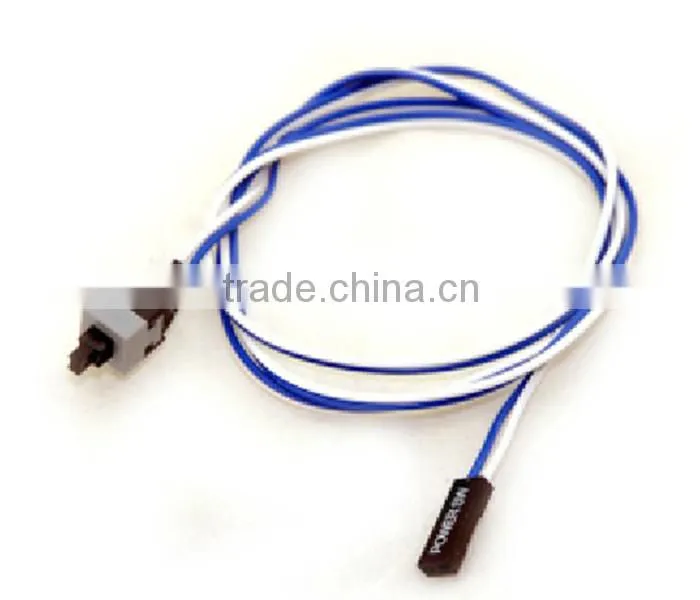 PC Case Front Panel Power Reset Button Cable On Off Computer Switch 2 Pins Cord