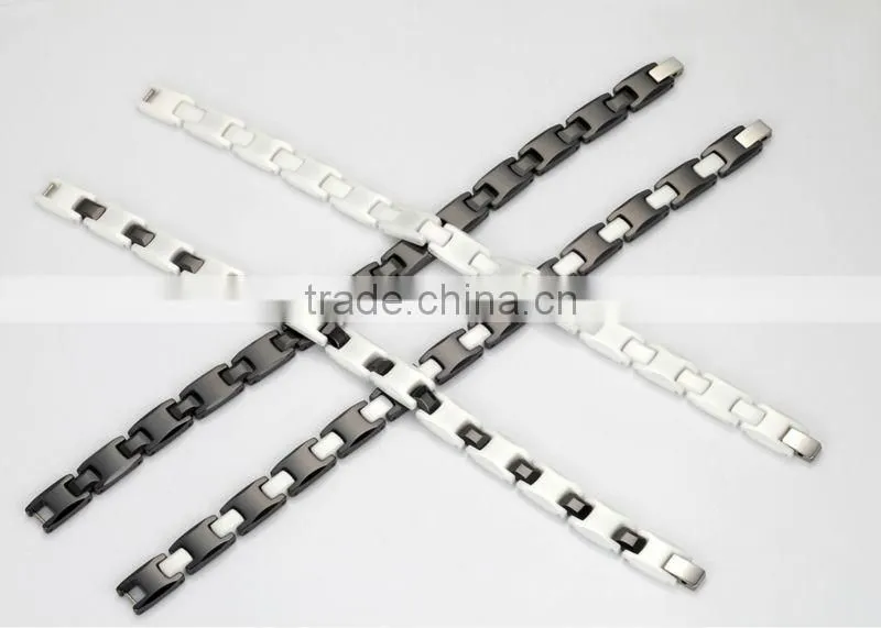 High Quality Primary Color Diamond Tungsten mens bracelet models