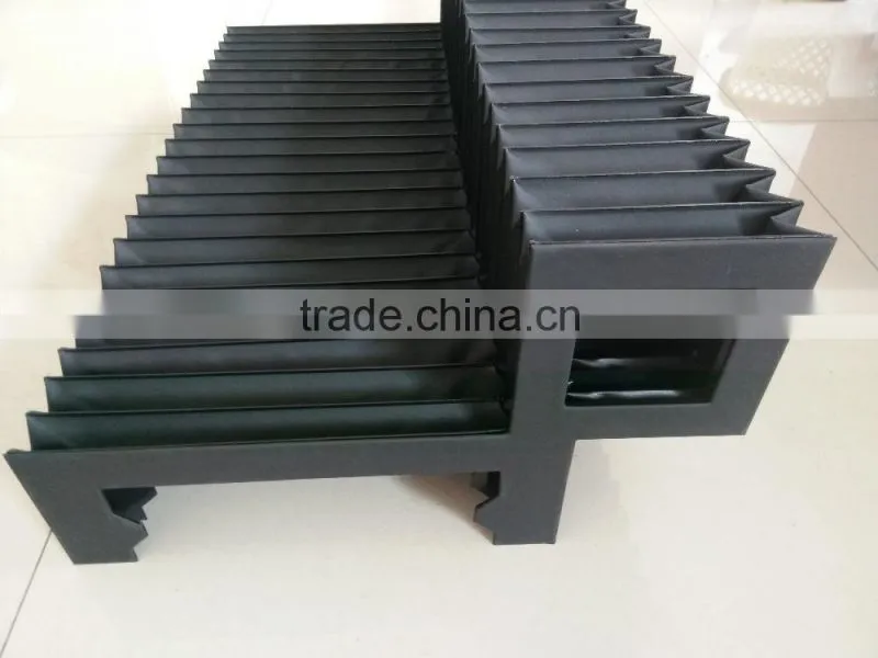 linear guide way protective flexible cover pvc bellows