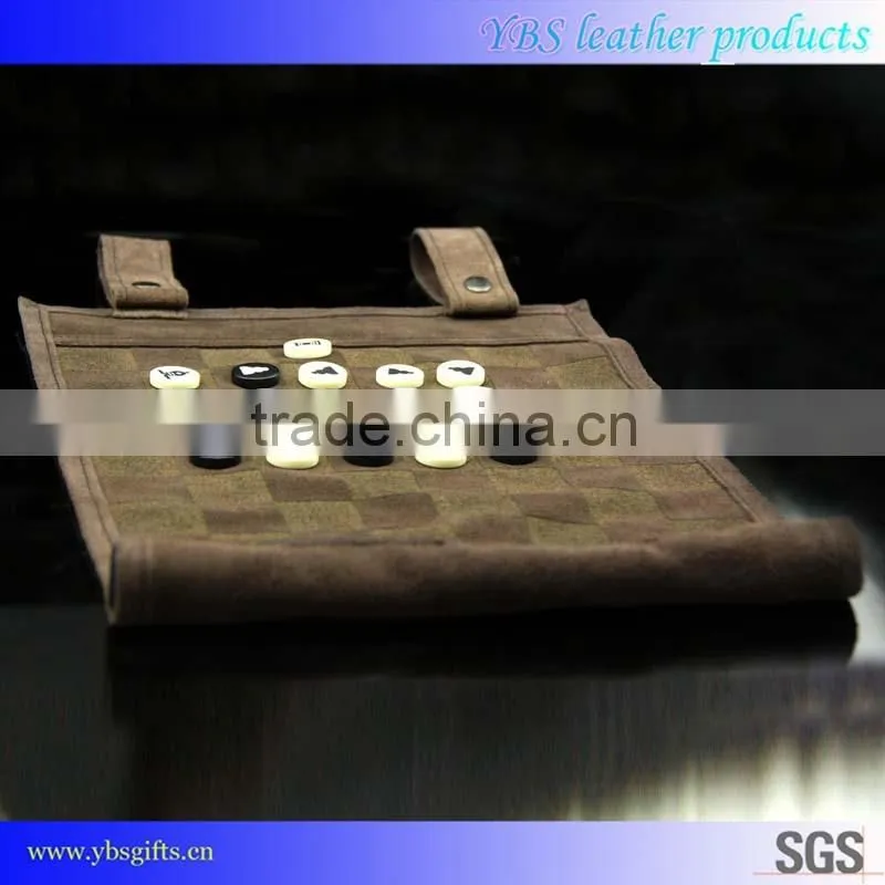 soft real leather international chess