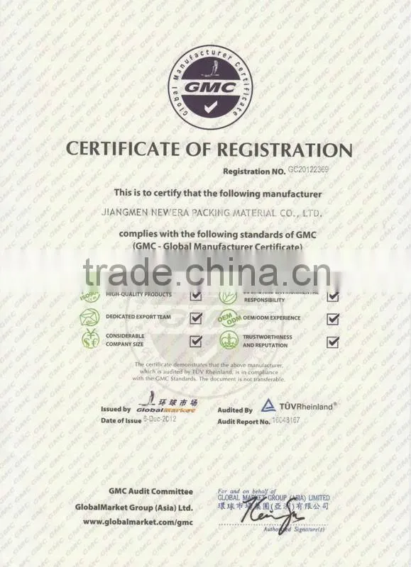 PE Stretch Film for Machines with 12 to 50mic
