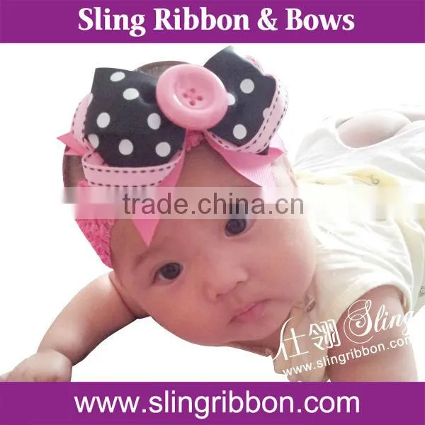 Cute Kids Flower Elestic Hair Band For Girls Infants Baby Accessories