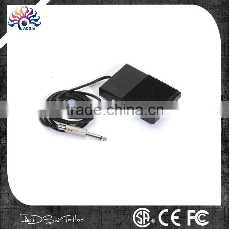 Classical Chinese style 360 round Ying-Yang tattoo foot pedal with long wire plug