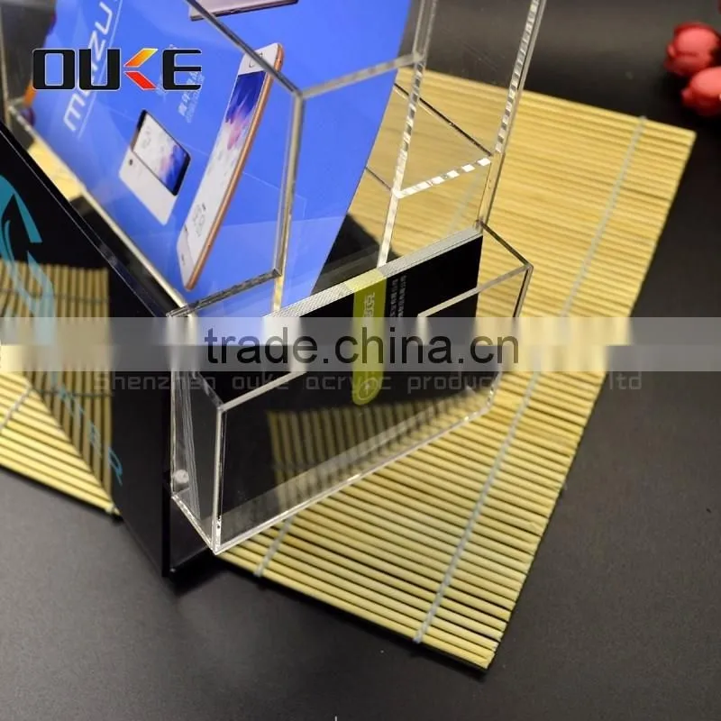 good quality best selling clear acrylic brochure holder