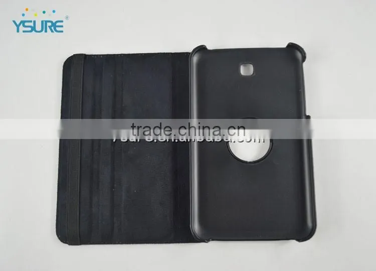 new product pu leather 360 rotating stand case for samsung GalaxyTab3 7.0 8.0