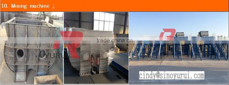 Yurui eps cement sandwich panel production line