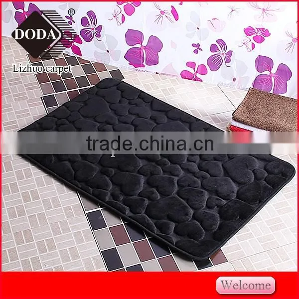 best selling cheap Polyester Non Slip embossing doormat kitchen floor mat