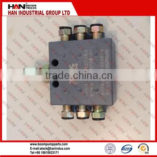The 6 holes chip distributor Grease Pump concrete pump spare parts for sany putzmeister schwing cifa junjin ihi