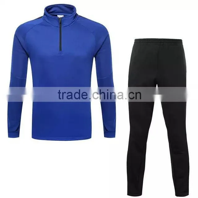 Wholesale 2016 latest design top quality soccer tracksuit/soccer jersey/football jersey