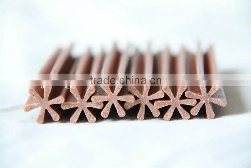 pet food (dog treat hexagonal chewing stick