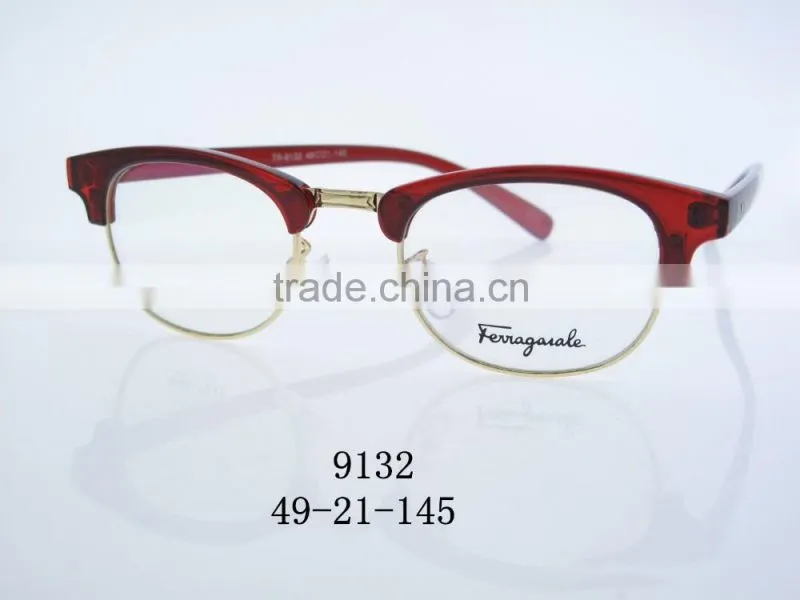 2016 New stylish metal optic glasses old style 9132