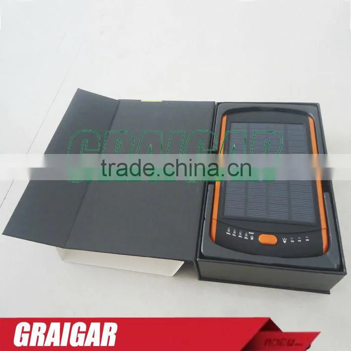 Solar energy Mobile Power Bank Battery Charger MP-S23000 high Capacity 23000mAh for iPhone Moblie Phone /Tablet PC/Laptop