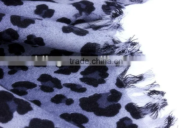 Mercerized Wool Printed scarfs