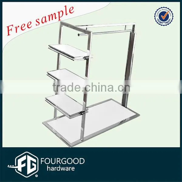 clothes shop shelf/clothing retail store furniture/display rack