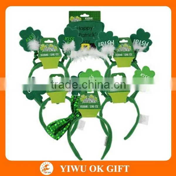Wholesale Crown Clover St Patricks Day Party Decoration Headband
