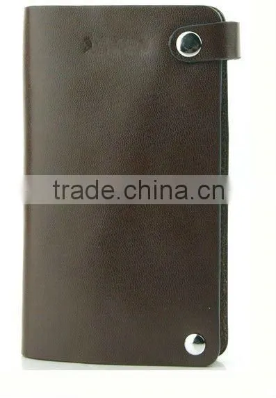 Chinese-style handmade 100 genuine leather credit card holder