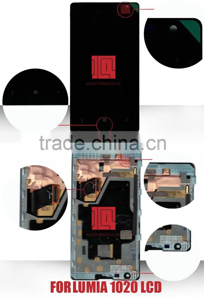 New Cell phone parts lcd display touch screen digitizer For Nokia Lumia 1020