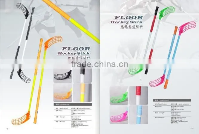 Carbon fibre floor hockey stick